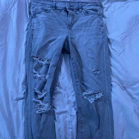 American Eagle Grey Jeans - Picture 1 of 2